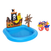 Bestway 1.40M X 1.30M X 1.04M Ships Ahoy Play Center (Contents:One pool, one compass,four rings, one octopus, repair patch) Age 2+