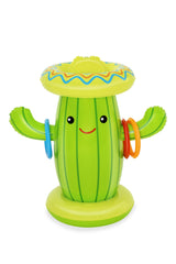 Bestway 1.05M X 60CM X 1.05M Sweet & Spiky Cacti Sprinkler (Contents:One cacti,one swimming circle,three rings, heavy-duty repair patch) Age 2+