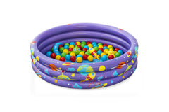 Bestway Φ1.02M X H25CM Intergalactic Surprise Ball Pit (Contents:1 pool,46 play balls,4 openable balls,4 small toys, repair patch) Age 2+