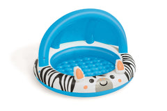 Bestway Φ97CM X H66CM Safari Sun Shaded Baby Pool (Contents:1 pool, repair patch) Age 2+