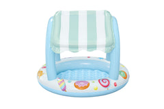 Bestway Φ1.04M X H84CM Sweet Shoppe Shaded Kiddie Pool (1 pool, repair patch) Age 2+