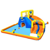 بست واي SUPER SPEEDWAY MEGA ماء منتزه مقاس 5.51 متر × 5.02 متر × 2.65 متر لعمر 5-10 للسباحة والترفيه