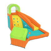 Bestway 4.26M X 3.69M X 2.64M Canopy Cove Mega Water Park (Contents: 1 slide, 1 blower (stakes included), 1 repair kit (multiple assorted patches), 1 storage bag, 11 bouncer stakes, 1 water spraying hose assembly) Age 5+