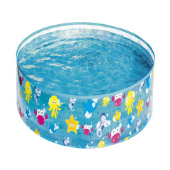 Bestway Φ1.22M X H25CM Fill 'N Fun Sparking Sea Pool (Contents:1 pool, repair patch) Age 2+