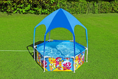 Bestway Splash-in-Shade Kids Frame Pool 1.83m x 51cm Includes Pool