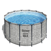 Bestway Frame Pool Set 4.27m x 1.22m Includes Pool + Filter Pump(220-240V) + Ladder + Cover + Compatible with Cartridge 58094(II)220-240V