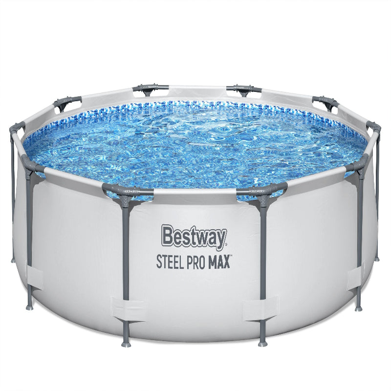 Bestway Frame Pool Set 3.05m x 76cm Includes Pool + Filter Pump(220-240V) + Compatible with Cartridge 58093(I)220-240V