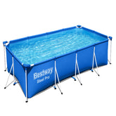 Bestway Frame Pool Set 4.00m x 2.11m x 81cm Includes Pool + Filter Pump(220-240V) + Compatible with Cartridge 58093(I)220-240V