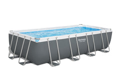 Bestway 5.49M X 2.74M X 1.22M Rectangular Pool Set (Contents:Pool, Sand Filter Pump(220-240V), Ladder, Cover, ChemConnect Dispenser)