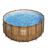 Bestway Frame Pool Set 5.49m x 1.22m Includes Pool + Filter Pump(220-240V) + Ladder + Cover + ChemConnect Dispenser + Compatible with Cartridge 58012(III)220-240V