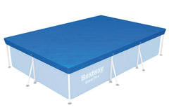 Bestway 3.00M X 2.01M Pool Cover (Contents:one pool cover, Fits 3.00m x 2.01m x 66cm (9'10" x 6'7" x 26") Steel Pro Pools)