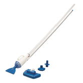 Bestway Aquacrawl Pool Vacuum (Contents:1 suction nozzle,1 skimmer head,4 aluminium pipes,6-metre pipe,2 adaptors.apply to 15'and below pools,minimum flow requires 2,006L/h(530gal./h))