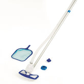 Bestway Aquaclean Pool Cleaning Kit (Contents:1 aluminum pole, 1 mesh netting, 1 skimmer, 1pc 7.5-metre hose, the minimum flow of pump adaptor is 2,006 L/h (530 gal./h), compatible with all pools)