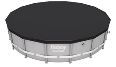 Bestway 4.88M Pool Cover (Contents:one pool cover, Fits 4.88m (16') Steel Pro Max Pools and 4.88m (16') Power Steel Pools and 4.88m (16') Power Steel Swim Vista Series Pools and 4.60m x 1.20m(15'x48") Hydrium Pools)