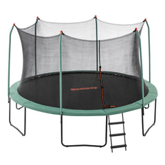 Bestway 4.27m x 2.86m Xtreme Air Trampoline (1 trampoline, 1 spring-loading tool, 6 anchors, 12 foot pads, 1 ladder) Age 6+