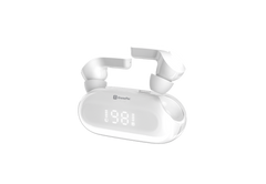 Xtrememac X-Twist Wireless Earphones With Battery Display - White