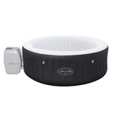 Inflatable hot tub with 'Lay-Z-Spa' branding on a white background