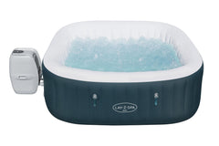 Bestway 1.80M X 1.80M X 66CM Ibiza Airjet 6 Green (One durable liner, one heater(220-240V), one filter, ChemConnect, one inflatable cover, airjet system)