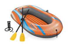 Bestway 2.12M X 1.22M Kondor 3000 Raft Set (Contents:1 boat,1 pair of oars,1 hand pump,repair patch) Age 6+