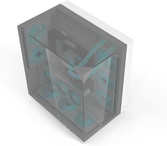 ACER V333 ATX PC Case, Full Tower Gaming Computer Case with Tempered Glass Panels, 8 Pre-Installed RGB Fans, Remote Control, SPCC Steel Frame, 3 USB Ports