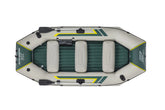 Bestway 3.20M X 1.48M X47CMRANGER Elite X4 Raft Set (Contents:1 boat, 1 pair of oars, 1 hand pump, 1 gear pouch, 1 carry bag, repair patch)