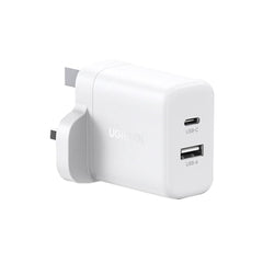 UGREEN 20W 2-Port Fast Charger UK White