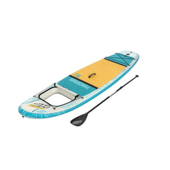 Bestway 3.40M X 89CM X 15CM Panorama Set (Contents:1 Paddleboard,1 paddle,1 hand pump,1 backpack,1 coiled leash,1 fin, repair kit.)