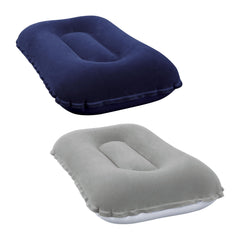 Bestway 42CM X 26CM X 10CM Flocked Air Camp Pillow (Contents:pillow, repair patch, 2 assorted colors)