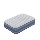 Bestway 2.03m x 1.52m x 36cm Tritech Air Mattress Queen Built-in Rechargeable Pump (air mattress, repair patch,USB charging cable, with Built-in Rechargeable Pump)