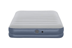 Bestway 2.03m x 1.52m x 36cm Tritech Air Mattress Queen Built-in Rechargeable Pump (air mattress, repair patch,USB charging cable, with Built-in Rechargeable Pump)