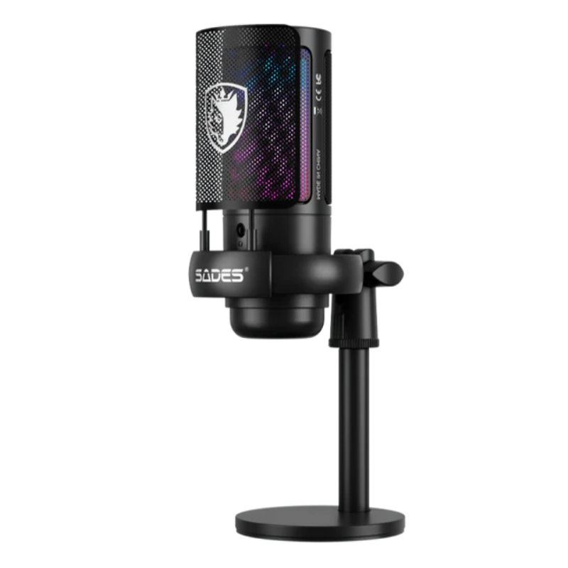 Sades ME6S Tyto Gaming Microphone,Black