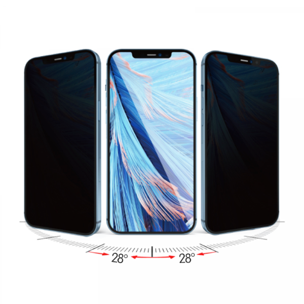 WIWU iprivacy Tempered Glass For ip14 Pro Max/ 6.7" transparent black