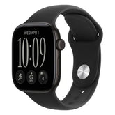 Apple Watch Series 12 GPS 42mm Black Aluminium Case with Black Sport Band - M/S