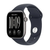 Apple Watch Series 12 GPS 42mm Space Grey Aluminium Case with Navy Blue Sport Band - S/M