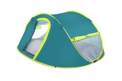 Bestway 2.10M X 2.40M X 1.00M Coolmount 4 Tent (Contents:Tent, Carry Bag, Eight Pegs, One Layer, 2000mmH20)