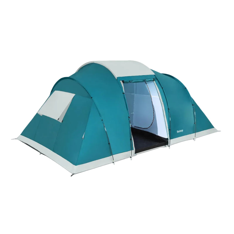 Bestway16'1" X 9'2" X 6'7"/4.90M X 2.80M X 2.00M Family Ground 6 Tent (Contents:Tent,Carry Bag, Thirty-Two pegs, Two Layers, 3000mmH2O)
