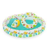 BESTWAY Φ1.22M X H20CM PLAY POOL SET (Contents: 1 pool, 1 swim ring, 1 beach ball, repair patch) Age 2+
