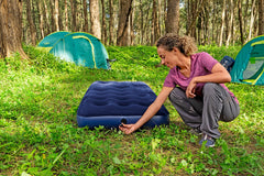 BESTWAY 1.85M X 76CM X 22CM AIR MATTRESS JR.TWIN (Contents:Air Mattress, repair patch)