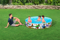 BESTWAY Φ1.83M X H38CM DINOSAUR FILL'N FUN (Contents:1 pool, repair patch) Age 2+