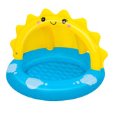 BESTWAY 1.01M X 97CM X 71CM SUNNY DAYS SHADED KIDDIE POOL (1 pool, repair patch) Age 2+