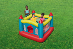 BESTWAY 1.75M X 1.73M X 1.27M ROYAL LEAP BOUNCER (1 Bouncer,repair patch,4 foot pins) Age 3+