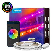 Govee RGBIC Wi-Fi + Bluetooth LED Strip Lights With Protective Coating (5M) - H619A