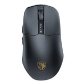 Sades Striker S2B 26,000 DPI Wireless Gaming Mouse with RGB Magnetic Charger and Oled Panel - Black