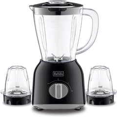 Black & Decker 400W, 1.5L Blender + 2 Mills -BX365-B5