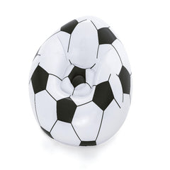 Bestway 1.14M X 1.12M X 66CM Beanless Soccer Ball Chair (Contents:1 chair, repair patch) Age 6+