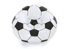 Bestway 1.14M X 1.12M X 66CM Beanless Soccer Ball Chair (Contents:1 chair, repair patch) Age 6+