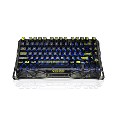 GravaStar Mercury K1 Lite 75% Wireless Mechanical Gaming Keyboard,Transparent Black
