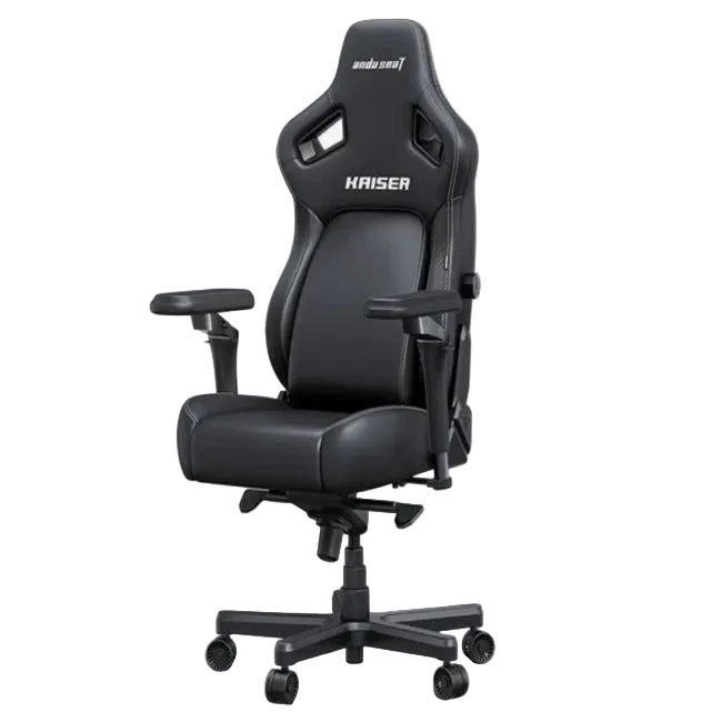 AndaSeat New Kaiser 4 with 6D Armrests Premium PVC Leather Large Size Gaming Chair – Elegant Black