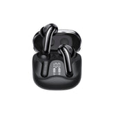 Promate Serix Hybrid ANC True Wireless Earbuds with 6-Mic ENC, Bluetooth 6.0, Wireless Charging Case,Black