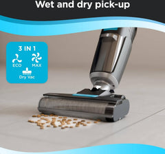 Black & Decker Cordless Wet Dry Vacuum Cleaner and Mop, Vacuum Wash Duo with Self-Cleaning, Edge Cleaning and Digital Display, Space-Saving